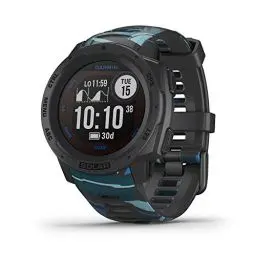Produktbild: Garmin Instinct - wasserdichte GPS-Smartwatch mit Sport-/Fitnessfunktionen. Herzfrequenzmessung am Handgelenk, Fitness Tracker und Smartphone Benachrichtigungen. Viele Modelle zur Auswahl
