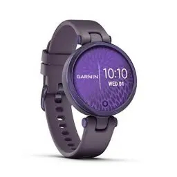 Produktbild: Garmin Lily „Sport“ – modische Damen-Smartwatch mit hochwertiger Aluminium-Lünette, Gesundheits- & Fitnessdaten für Frauen, 2,54 cm Touchdisplay, Smart Notifications & bis zu 5 Tagen Akkulaufzeit