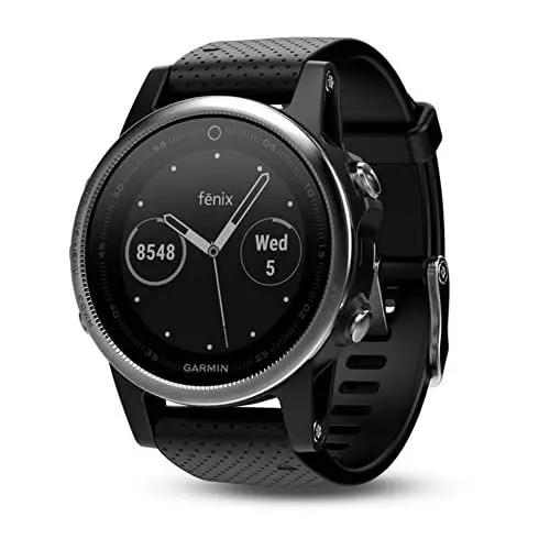 Produktbild: Garmin fēnix 5S Smartwatch GPS-multisportuhr, schwarz, S