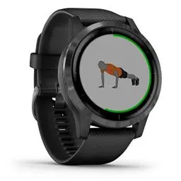 Produktbild: Garmin (renewed) vívoactive 4 – wasserdichte GPS-Fitness-Smartwatch mit Trainingsplänen und Übungen, Herzfrequenzmessung, 20 Sport-Apps, 8 Tage Akkulaufzeit, kontaktloses Bezahlen (Generalüberholt)