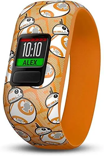 Produktbild: Garmin vívofit jr. 2, wasserdichte Action Watch für Kinder – Star Wars BB-8 mit Abenteuer-App, orange (Zertifiziert und Generalüberholt)