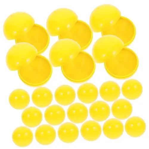 Produktbild: Garneck 100 Stk Lotteriekugel Befüllbare Kapselbällchen Spielbälle hohle Tombolakugeln große Bingo-Kugeln tischtennisball tischfussball Kaugummis Spielzubehör Requisiten für Barspiele PVC