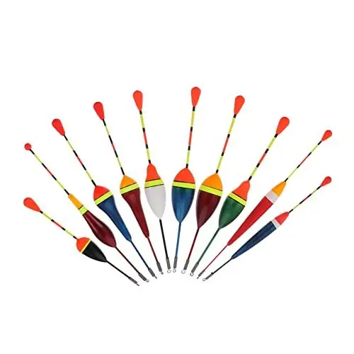 Produktbild: Garneck Angelposen-Sets 10-teilig Elastische Farbbeschichtung Hoher Auftrieb Leicht Zu Findendes Angeln Für Angler