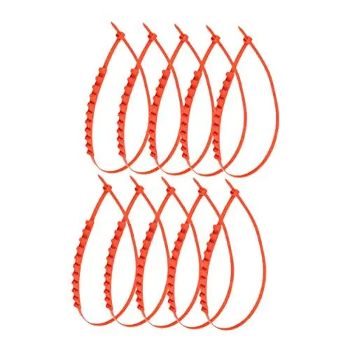 Produktbild: Garneck 10 Stücke Set Ketten Für Kette Für Autoreifen Auto Schneekette Reifen Schneekette Für Automobilreifenkette Die Kette Schneeketten Reifenkette Suv Orange