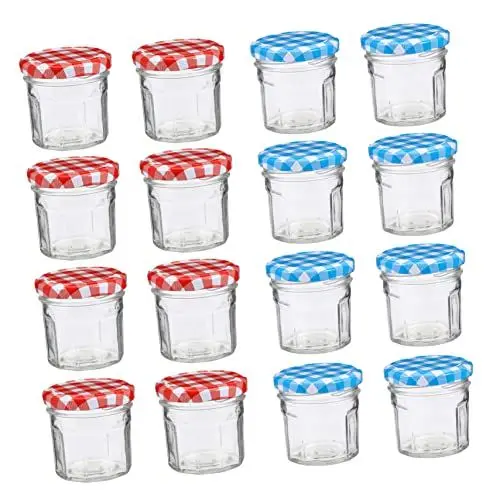 Produktbild: Garneck 12er-pack Luftdichte Vorratsgläser 100 Ml Versiegeltes Glas-set Mit Deckel Honigtopf Gurken Müslibehälter
