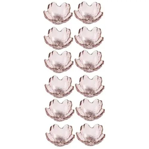 Produktbild: Garneck 12 Stk Sauce Gericht vorspeisenplatte glastablett Appetizer plate shape serving tray Small serving tray Sauce Tassen Mini-Beilage Dip-Sauce Untertasse japanische gerichte