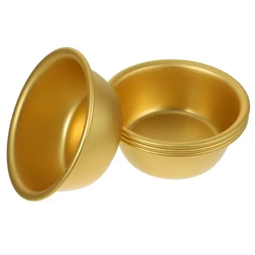 Produktbild: Garneck 12 Stk Schüssel Reiswein für den einzug instant noodle bowl Restaurant Servierschüssel multifunktionaler Futternapf Weinschalen kalte Weinschale Aluminium Golden