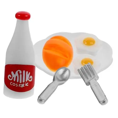 Produktbild: Garneck 13 Stück Lebensmittel- Und Spielmodell-Schieß-Requisiten Desktop-Miniaturen Mini-Lebensmittel Mini-Fake-Ei-Zubehör Lebensmittelzubehör Puppenhaus-Desktop-Ornament