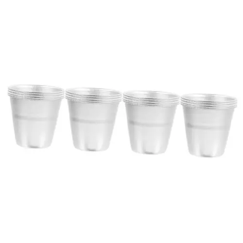 Produktbild: Garneck 16 Stk Puddingform antihaft backblech küchenhelfee gebaeck Cupcake-Pfanne Kuchenform Puddingbecher Kuchenbackform für zu Hause Muffin Schimmel Backgeschirr Aluminiumlegierung b04