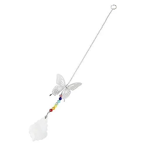 Produktbild: Garneck Eleganter Kristall-kronleuchter in Schmetterlingsform Zum Aufhängen Am Fenster Ornament Für Hochzeit