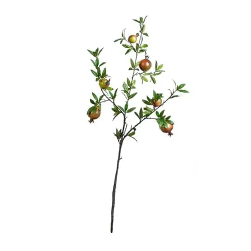 Produktbild: Garneck 1pc Künstliche Granatapfel Obst Grüne Beeren Simulation Blume Für Home Office Hochzeit Party