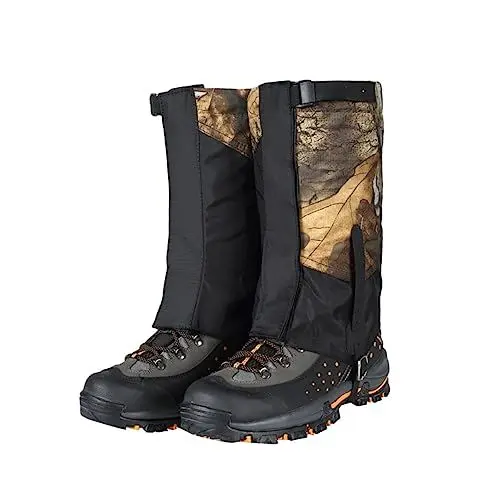 Produktbild: Garneck 1 Paar Outdoor-beingamaschen Knöchel Beinschutz Kniewärmer -Bein-gamasche Legging Gamaschen Schutz Beinmanschetten Für Männer Jagdstiefel Wanderstiefel Ski Schneedecke Mann