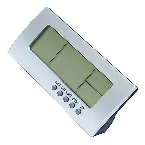Produktbild: Garneck 1 STK Temperatur Wecker Herrenuhren Digitaluhr Mini-wecker Tischuhren Wecker Digital Digitale Heimuhr Stumme Uhr Ewige Kalenderuhr Wenig Lärm Student Abs Schreibtisch