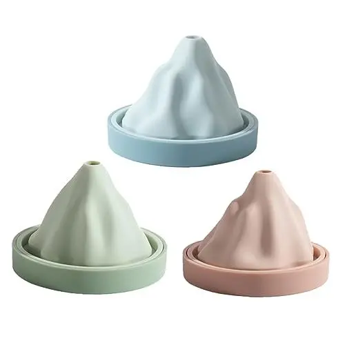 Produktbild: Garneck 1 Satz 3st Schneeberg Eiswürfelform Eisbereiter-fach Whiskey-eisform Flexible Eiswürfelschalen Joie Eiswürfelschale Eisblockschale Fondantformen Silikon in Lebensmittelqualität