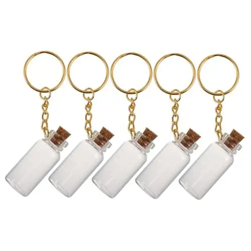 Produktbild: Garneck Mini-glasflaschen Mit Korkdeckel – Zum Basteln Als Hochzeitsgeschenk Als Zur Heimdekoration