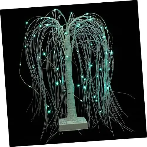 Produktbild: Garneck 1 Satz Dekorative Lichter Trauerweide Leuchtet Bonsai-Baum Licht Tischleuchte Für Bonsai-Baum Künstliche Baumlampe Nachttischlampe Baumform Schreibtischlampe Mädchen Led