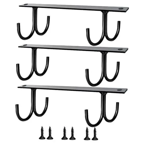 Produktbild: Garneck 3-teilige Tassenhalter Für Unter Den Schrank Aus Eisen Und Metall Für Die Küche Tassenhalter Unterschrankhalter Stilvoller Kaffeetassenhalter Für Die Inneneinrichtung