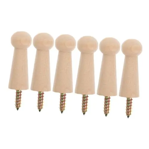Produktbild: Garneck 1 Set Holzhaken Robuste Kleiderhaken Kleiderbügel Robuste Kleiderständer Robuste Robuste Kleiderbügel Herbstdekoration Für Die Küche Buche