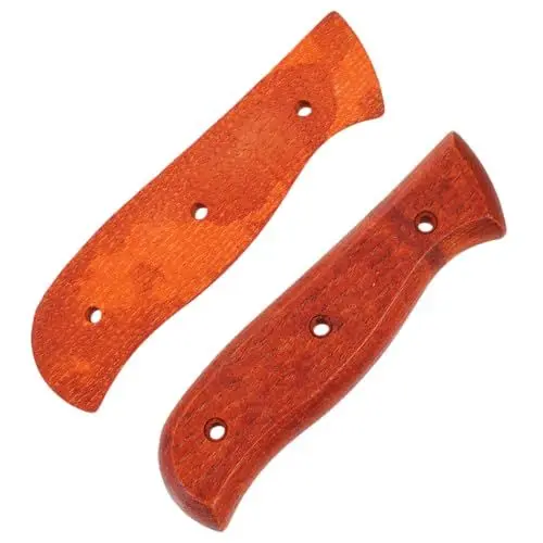 Produktbild: Garneck 1 Set Werkzeuggriff Zubehör Cutter Griff Cutter Zubehör Praktischer Griff Küchenbedarf Cutter Griff Rutschfester Griff Für Cutter Griff Ersatz Rotes Birnenholz