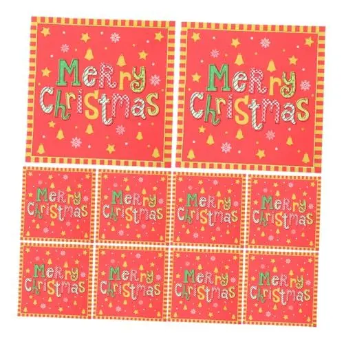 Produktbild: Garneck 1 Weihnachtsservietten Weihnachts-toilettenpapier Urlaub Servietten Weihnachtspapierservietten Für Decoupage Gästeservietten Weihnachtscocktailservietten Zellstoff