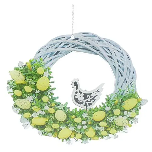 Produktbild: Garneck Blumenkranz Künstliche Hausdekor Hochzeitskranz Wandbehang Lebensechte Blumenkranz