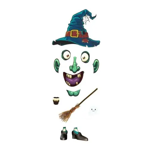 Produktbild: Garneck Magnetischer Kühlschrankaufkleber Halloween- Einzigartiger Wandschmuck Leicht Zu Reinigen Stilvoll Für Party-atmosphäre