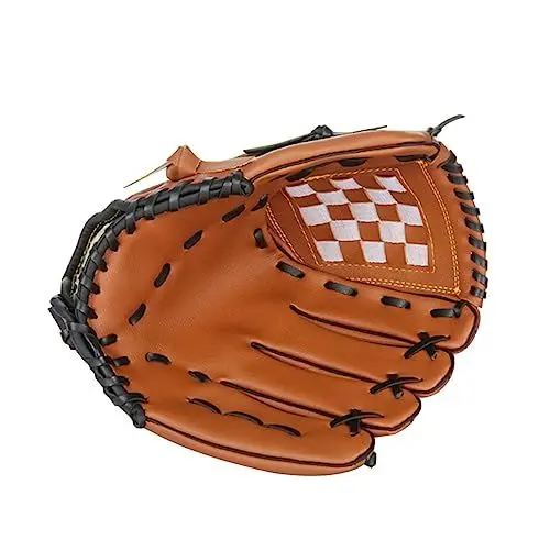 Produktbild: Garneck Baseballhandschuh Für Junge Mädchen Und Erwachsene Dicke Pu Und PVC Softballhandschuhe Infield-handschuh Gelb Mit Zufälliger Stichfarbe Für Anfänger Und Training