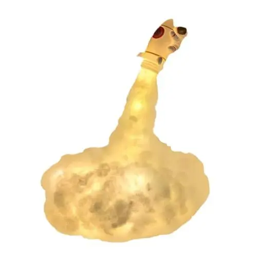 Produktbild: Garneck 1stk Raketenlicht Nachtlicht Atmosphärisches Licht Wolkenlampen Für Schlafzimmer Tischlampe Für Kinder Schlafzimmer Raumlampe Kinder Nachtlicht Plastik 3d Leuchtend Universum