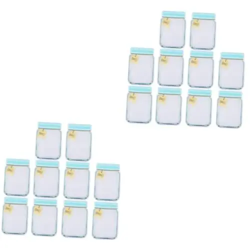 Produktbild: Garneck 20 Stk Versiegelte Beutel Für Snacks Picknick-essenstasche Einmachglas-siegelbeutel Einmachflaschen-taschen Mit Reißverschluss Einmachgläser Nuss-snacks Tragbar Flaschentasche Kind