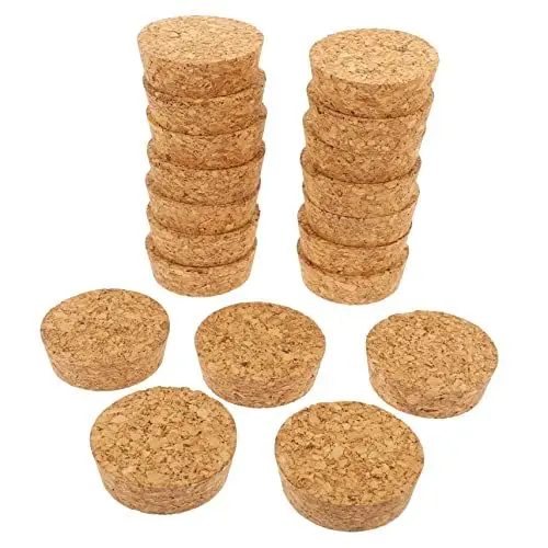 Produktbild: Garneck 20stücke Korken Aus Holz Konische Flaschenverschlüsse Für Weinflaschen Für Bastelprojekte Passend Für Flaschenöffnungen