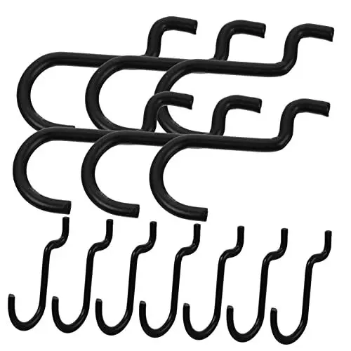 Produktbild: Garneck 20stücke Robuste Metall-pegboard-haken Vielseitige Aufbewahrungslösungen Für Garage Haushalt Und Installieren Hoher Tragfähigkeit