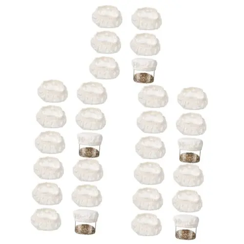 Produktbild: Garneck Stoff Glasabdeckung 25 Stück Tank Stoff Abdeckungen Für Schüsseln Brot Stoff Abdeckungen Stoff Schalenabdeckungen Abdeckungen Für Steigendes Brot Banneton Brot Gärkörbchen Gärschüssel