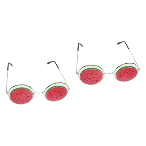 Produktbild: Garneck 2St Brillen für Maskerade kinder ferngläser kinderferngläser party supplies lustige schnapsgläser lustige partybrillen festival glasses Make-up-Brille Tanzparty-Brille rot