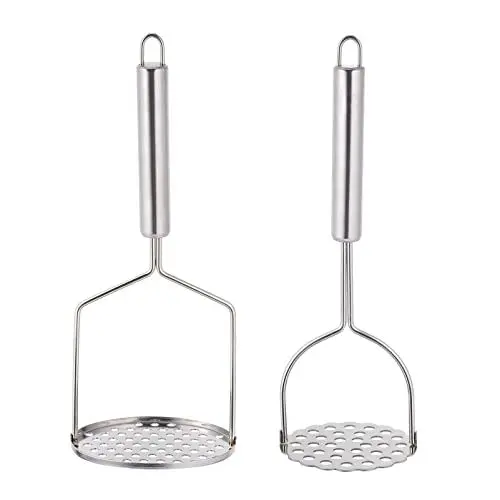 Produktbild: Garneck Manuelles Kartoffelstampfer-set 2-teilig Küchen-kartoffelpresse Komfortabler Griff Stabile Konstruktion
