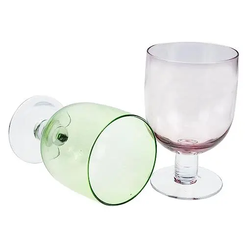 Produktbild: Garneck 2stücke Unzerbrechliche Weingläser Für Partys Hochzeiten Und Outdoor-events Multifunktionale Trinkbecher Für Wein Whiskey Und Cocktails Stabiler Stand Und Komfortabler Griff