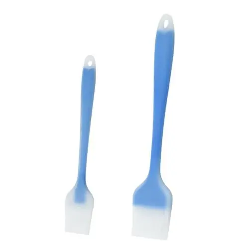 Produktbild: Garneck 2St Ölpinsel bbrush matebrush Convenient Brush BBQ Brush Cooking Oil Brush Backpinsel Küchenbürste zum Kochen BBQ-Sauce-Pinsel Werkzeug Küchenölbürste Grillbürste Kieselgel Blue