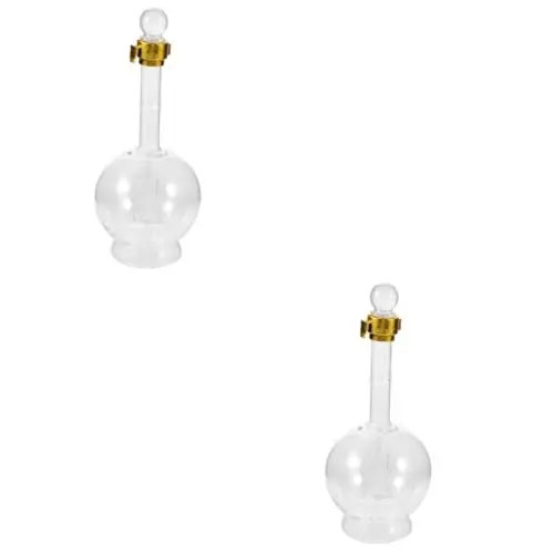 Produktbild: Garneck 2St Weinflasche aus Glas whisky behälter whisky flasche Likörkaraffen aus Glas Weinkaraffe Weingläser Whiskey Cocktailweinglas Weinflaschen aus Glas Spirituosen Glasflasche Tequila