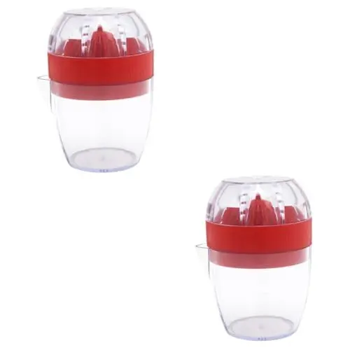 Produktbild: Garneck 2St Zitronenpresse portable juicer manuelle saftpresse presstücher für obstpressen citruspresse Orangenpresse Fruchtsaftpresse Entsafter manuelle Fruchtpresse Küchenhelfer