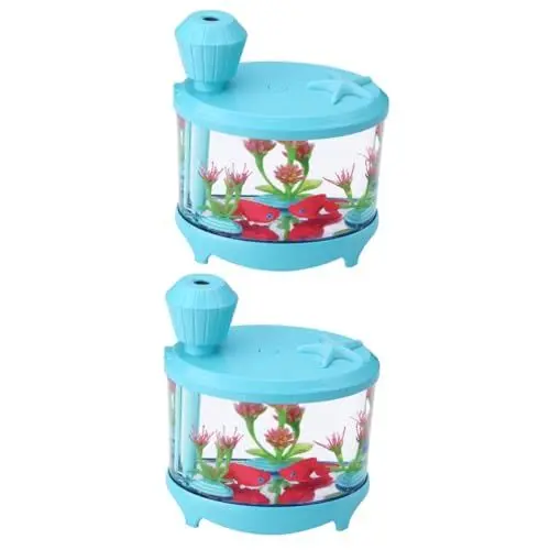Produktbild: Garneck 2St luftbefeuchter luftfeuchter anfeuchter scincare Arbeitsplatz humidifier bläulich hautreinigung umidificatore luftbefeuchtungsgerät dyfuzor zapachowy bluetii Aquarium Nachtlicht