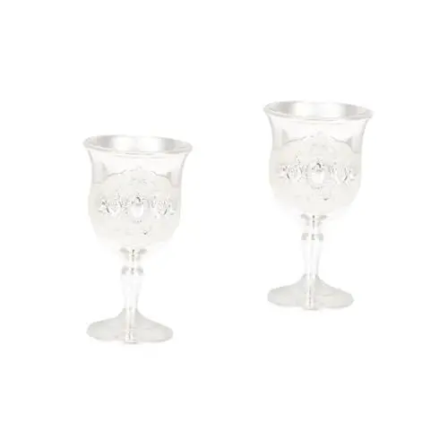 Produktbild: Garneck 2St personalisierte Kaffeetasse retro styles whiskey glasses Retro-Trinkgläser Weinglas aus Metall weißweingläser Whisky-Gläser Weinbecher Whisky-Becher empfindlich Weißweinglas