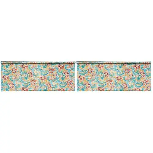 Produktbild: Garneck 2St wasserfeste statische Haftfolien fensterfolie badezimmer verglasungsfolie Anti-UV-Fensteraufkleber wasserdichter statischer Film frischhaltefolie Heißkontroll-Vinyl-Dekorfolie