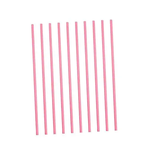 Produktbild: Garneck 200 Stück Bunte Lutscherstäbchen Aus Papier 2 Packungen Backpapierstäbchen Stabil Für Schokolade Bonbons Für Partys Und Projekte