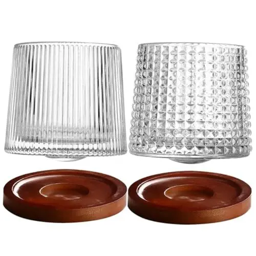 Produktbild: Garneck Whiskyglas-set Mit Drehteller Inklusive Für Home Bar Restaurant