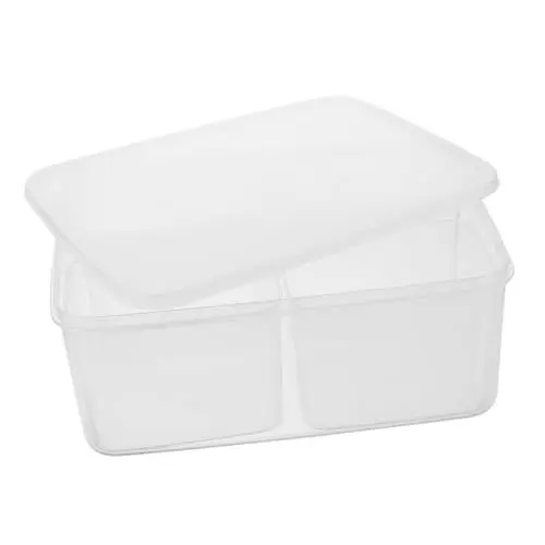 Produktbild: Garneck 2 Sets Für Gemüse Und Obst Mit Mehreren Fächern Ingwerbehälter Für Den Kühlschrank Lebensmittelboxen Stapelbare Lebensmittelbehälter Küchen Gemüseboxen
