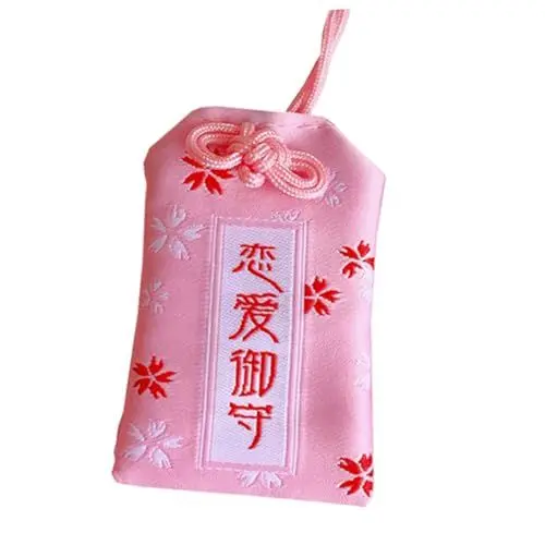 Produktbild: Garneck 2 Stk Sichere -wache Glückskatze Schlüsselringe Omamori Love Rückspiegel Anhänger Glücksbringer Tempel Omamori Kind Mintuan Japan Car Luck Fitness Perlmutt Halskette