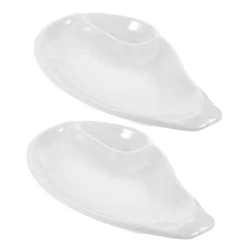 Produktbild: Garneck Material Snack Dish 2 Pcs Knödel Platte Französisch Frites Platte Für Gelegenheiten