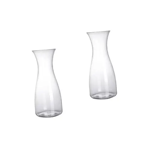 Produktbild: Garneck 2 Stück Weinspender Transparente Weinkaraffe Acryl Weinkaraffe Rotweinkaraffe Servierweinkaraffe Klare Weinkaraffe Weinkaraffe Dekanterkaraffe Für Weinparty Weinkaraffe