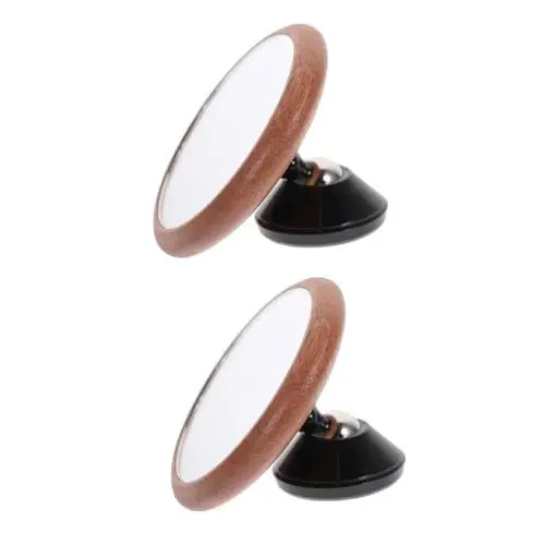 Produktbild: Garneck 2st Kaffee Spiegel Magnetischer Spiegel Für Kaffeemaschine Espresso-linse Reflektierender Spiegel Kaffeemaschine Drehspiegel Kaffeebrauer Konzentrieren Hölzern Rotieren Komponente