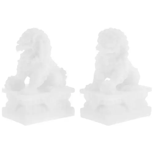 Produktbild: Garneck Dekorative Löwenfigur Mini-löwenstatue Für Feng Shui Löwenskulptur Im Chinesischen Stil Für Das Home Office