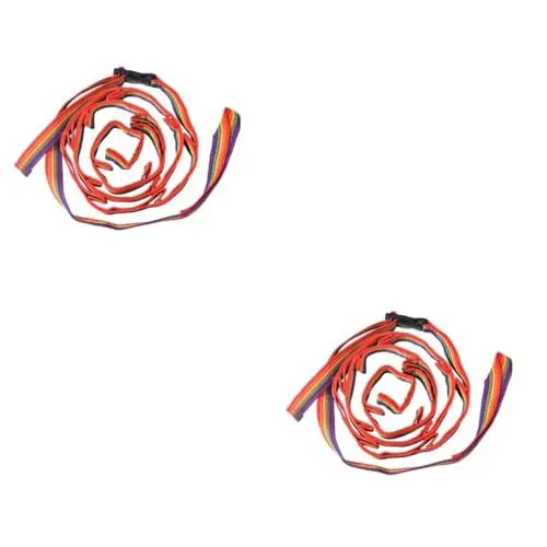 Produktbild: Garneck 2 Stück Tragbare Wäscheleine Für Camping Reisen Und Zuhause Robustes Seil Mit Taschenclips Für Verschiedene Kleidung
